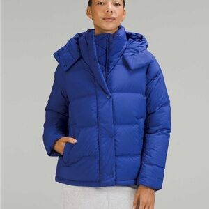 Lululemon wunderpuff psychic blue jacket